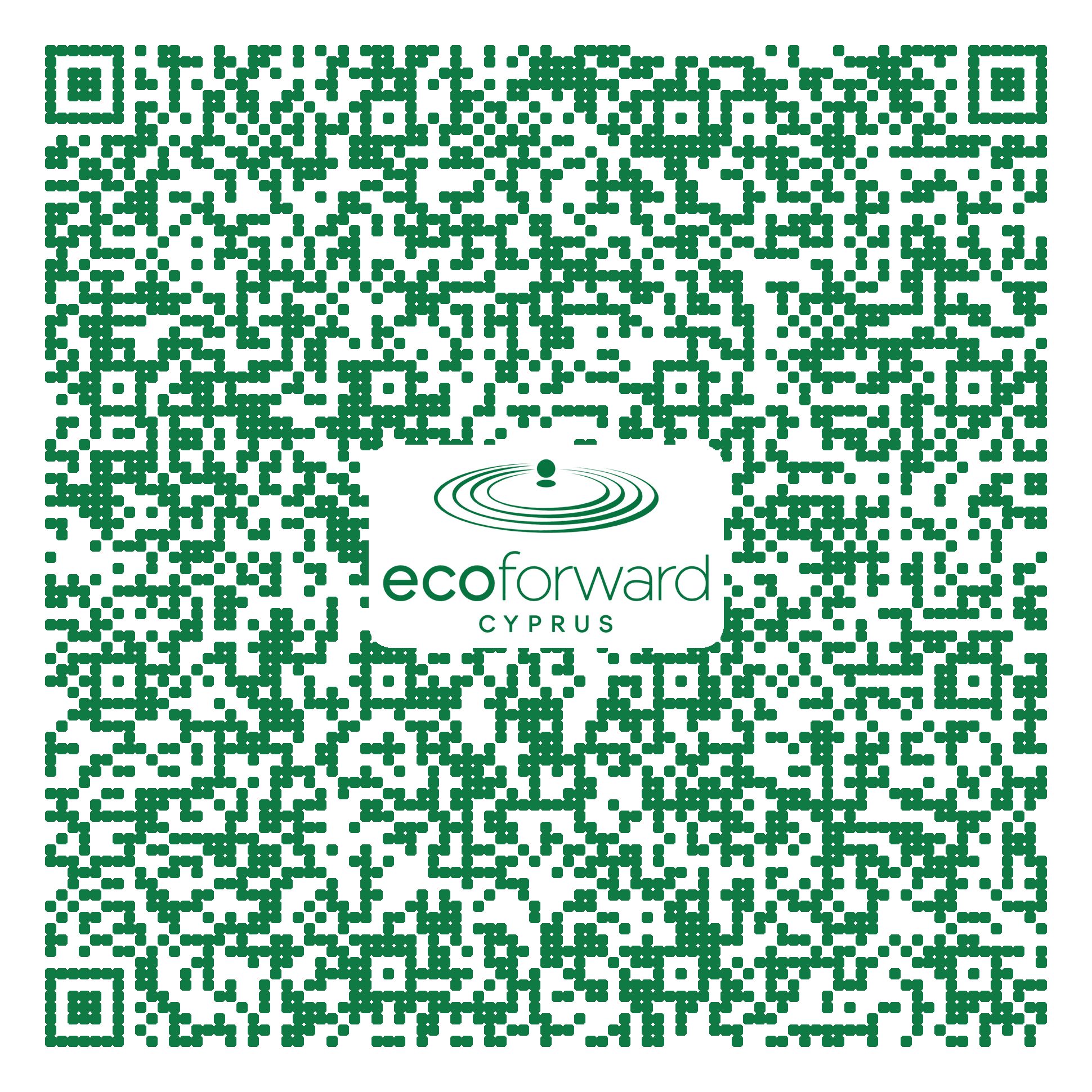 QR code that adds ECOFORWARDCYPRUS to your phone contacts